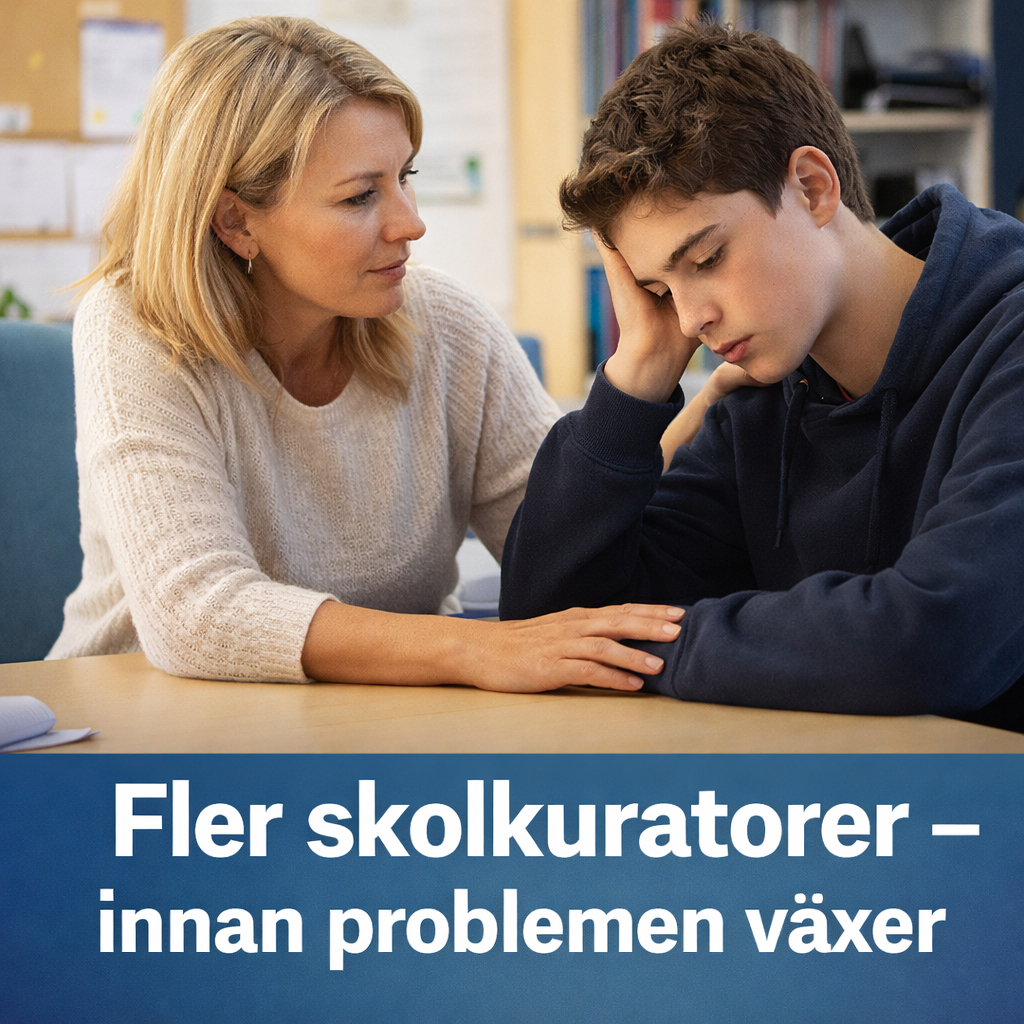 Fler skolkuratorer – stöd i skolan